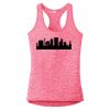 Multi-Color Sublimatable Ladies PosiCharge Electric Heather Racerback Tank Thumbnail