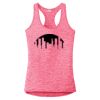 Multi-Color Sublimatable Ladies PosiCharge Electric Heather Racerback Tank Thumbnail