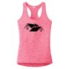 Multi-Color Sublimatable Ladies PosiCharge Electric Heather Racerback Tank Thumbnail