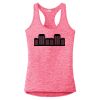 Multi-Color Sublimatable Ladies PosiCharge Electric Heather Racerback Tank Thumbnail