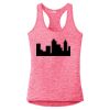 Multi-Color Sublimatable Ladies PosiCharge Electric Heather Racerback Tank Thumbnail