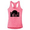 Multi-Color Sublimatable Ladies PosiCharge Electric Heather Racerback Tank Thumbnail