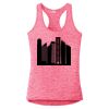 Multi-Color Sublimatable Ladies PosiCharge Electric Heather Racerback Tank Thumbnail