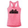 Multi-Color Sublimatable Ladies PosiCharge Electric Heather Racerback Tank Thumbnail