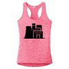 Multi-Color Sublimatable Ladies PosiCharge Electric Heather Racerback Tank Thumbnail