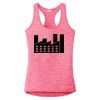 Multi-Color Sublimatable Ladies PosiCharge Electric Heather Racerback Tank Thumbnail