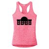 Multi-Color Sublimatable Ladies PosiCharge Electric Heather Racerback Tank Thumbnail