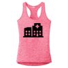 Multi-Color Sublimatable Ladies PosiCharge Electric Heather Racerback Tank Thumbnail