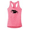 Multi-Color Sublimatable Ladies PosiCharge Electric Heather Racerback Tank Thumbnail