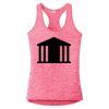 Multi-Color Sublimatable Ladies PosiCharge Electric Heather Racerback Tank Thumbnail