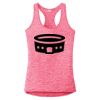 Multi-Color Sublimatable Ladies PosiCharge Electric Heather Racerback Tank Thumbnail