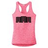 Multi-Color Sublimatable Ladies PosiCharge Electric Heather Racerback Tank Thumbnail