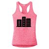 Multi-Color Sublimatable Ladies PosiCharge Electric Heather Racerback Tank Thumbnail