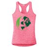 Multi-Color Sublimatable Ladies PosiCharge Electric Heather Racerback Tank Thumbnail