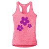 Multi-Color Sublimatable Ladies PosiCharge Electric Heather Racerback Tank Thumbnail