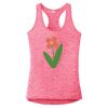 Multi-Color Sublimatable Ladies PosiCharge Electric Heather Racerback Tank Thumbnail