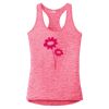 Multi-Color Sublimatable Ladies PosiCharge Electric Heather Racerback Tank Thumbnail