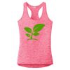 Multi-Color Sublimatable Ladies PosiCharge Electric Heather Racerback Tank Thumbnail