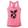 Multi-Color Sublimatable Ladies PosiCharge Electric Heather Racerback Tank Thumbnail