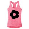 Multi-Color Sublimatable Ladies PosiCharge Electric Heather Racerback Tank Thumbnail