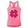 Multi-Color Sublimatable Ladies PosiCharge Electric Heather Racerback Tank Thumbnail