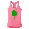 Multi-Color Sublimatable Ladies PosiCharge Electric Heather Racerback Tank Thumbnail