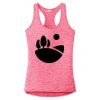 Multi-Color Sublimatable Ladies PosiCharge Electric Heather Racerback Tank Thumbnail