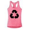 Multi-Color Sublimatable Ladies PosiCharge Electric Heather Racerback Tank Thumbnail