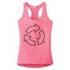 Multi-Color Sublimatable Ladies PosiCharge Electric Heather Racerback Tank Thumbnail