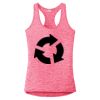 Multi-Color Sublimatable Ladies PosiCharge Electric Heather Racerback Tank Thumbnail