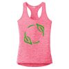 Multi-Color Sublimatable Ladies PosiCharge Electric Heather Racerback Tank Thumbnail