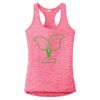 Multi-Color Sublimatable Ladies PosiCharge Electric Heather Racerback Tank Thumbnail