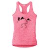 Multi-Color Sublimatable Ladies PosiCharge Electric Heather Racerback Tank Thumbnail