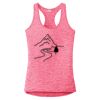 Multi-Color Sublimatable Ladies PosiCharge Electric Heather Racerback Tank Thumbnail