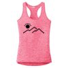 Multi-Color Sublimatable Ladies PosiCharge Electric Heather Racerback Tank Thumbnail