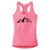 Multi-Color Sublimatable Ladies PosiCharge Electric Heather Racerback Tank Thumbnail