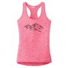 Multi-Color Sublimatable Ladies PosiCharge Electric Heather Racerback Tank Thumbnail