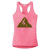 Multi-Color Sublimatable Ladies PosiCharge Electric Heather Racerback Tank Thumbnail