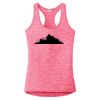 Multi-Color Sublimatable Ladies PosiCharge Electric Heather Racerback Tank Thumbnail