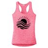 Multi-Color Sublimatable Ladies PosiCharge Electric Heather Racerback Tank Thumbnail