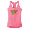 Multi-Color Sublimatable Ladies PosiCharge Electric Heather Racerback Tank Thumbnail