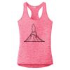Multi-Color Sublimatable Ladies PosiCharge Electric Heather Racerback Tank Thumbnail