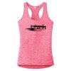 Multi-Color Sublimatable Ladies PosiCharge Electric Heather Racerback Tank Thumbnail