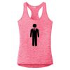 Multi-Color Sublimatable Ladies PosiCharge Electric Heather Racerback Tank Thumbnail
