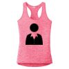 Multi-Color Sublimatable Ladies PosiCharge Electric Heather Racerback Tank Thumbnail
