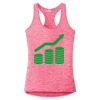 Multi-Color Sublimatable Ladies PosiCharge Electric Heather Racerback Tank Thumbnail