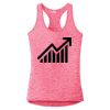 Multi-Color Sublimatable Ladies PosiCharge Electric Heather Racerback Tank Thumbnail