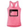 Multi-Color Sublimatable Ladies PosiCharge Electric Heather Racerback Tank Thumbnail