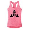 Multi-Color Sublimatable Ladies PosiCharge Electric Heather Racerback Tank Thumbnail