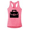 Multi-Color Sublimatable Ladies PosiCharge Electric Heather Racerback Tank Thumbnail